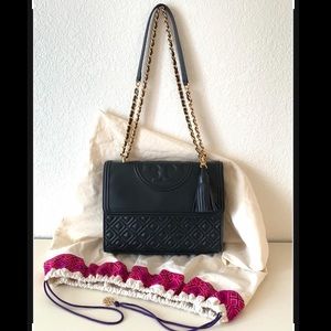 Tory Burch “Fleming” convertible shoulder bag